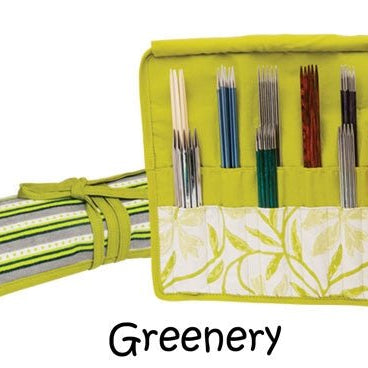 POCHETTE DE RANGEMENT KNIT PRO POUR DOUBLES POINTES Greenery - Knit Pro