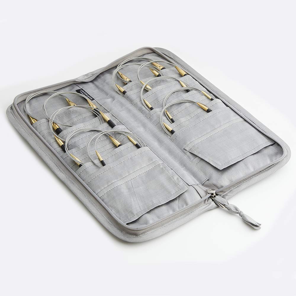 Pochette pour aiguilles circulaires Ajrak (vide) - Lantern Moon