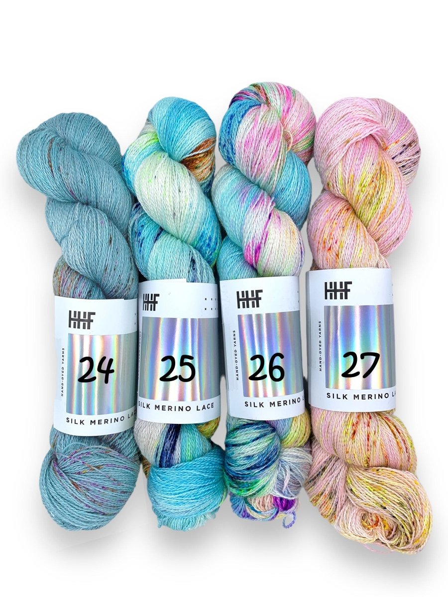 POTLUCK – SILK MERINO LACE Echeveau #01 - Hedgehogfibres