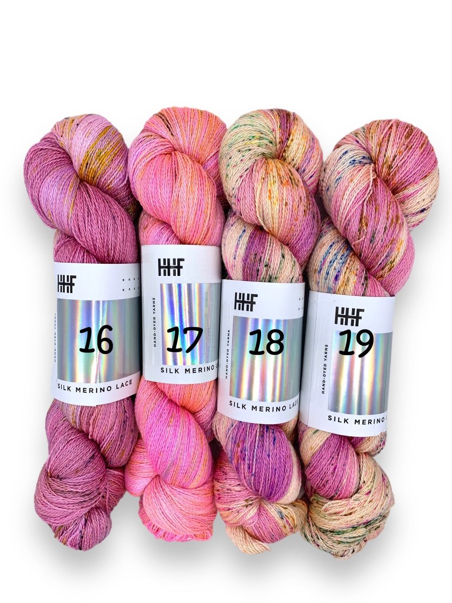 POTLUCK – SILK MERINO LACE Echeveau #01 - Hedgehogfibres