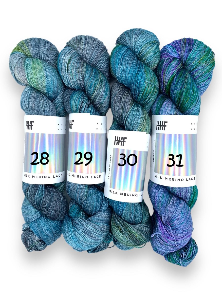 POTLUCK – SILK MERINO LACE Echeveau #01 - Hedgehogfibres