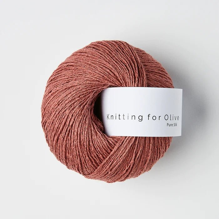 Pure Silk Plum Rose - Knitting for Olive