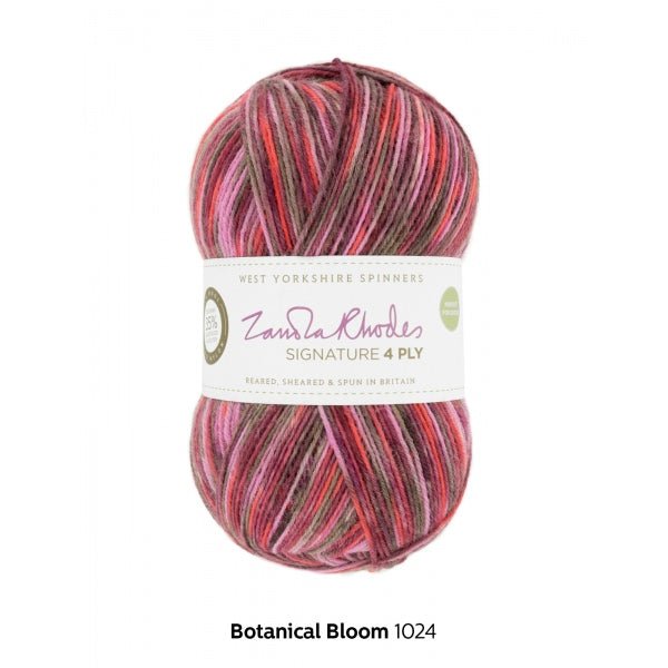 SIGNATURE 4PLY – ZANDRA RHODES 1024-Botanical Bloom - West Yorkshire Spinners