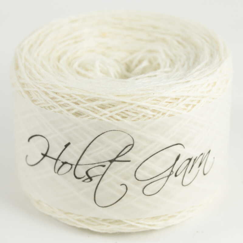 Bleached White Supersoft - 100% laine - Holstgarn - Holstgarn