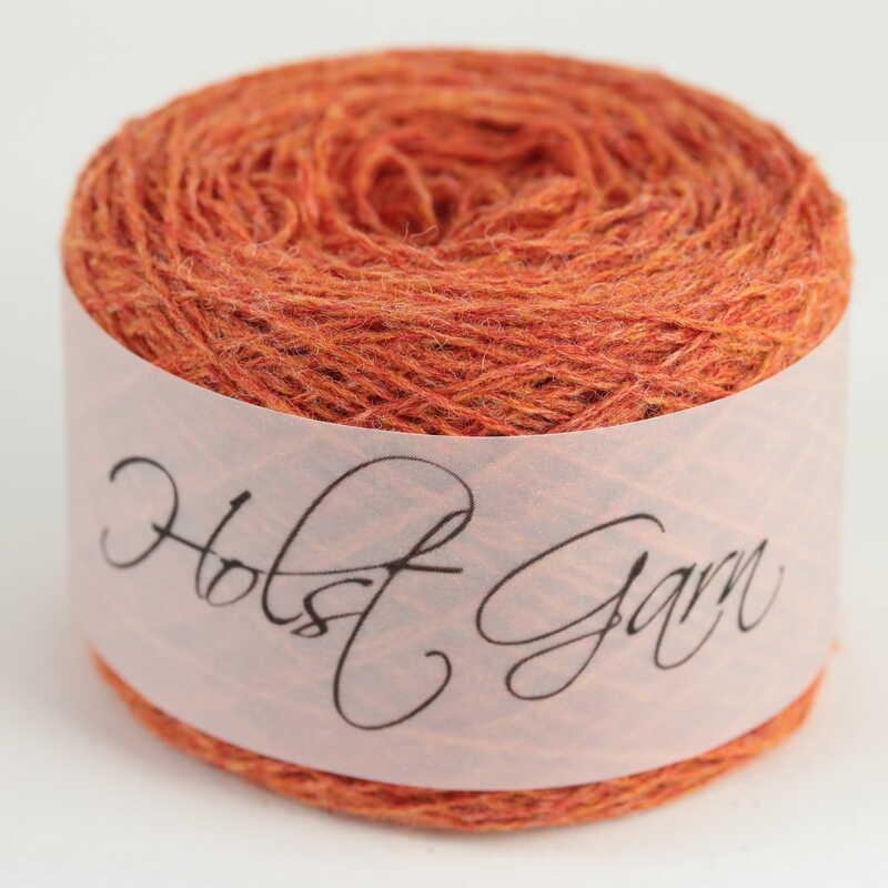Burnt Orange Supersoft - 100% laine - Holstgarn - Holstgarn