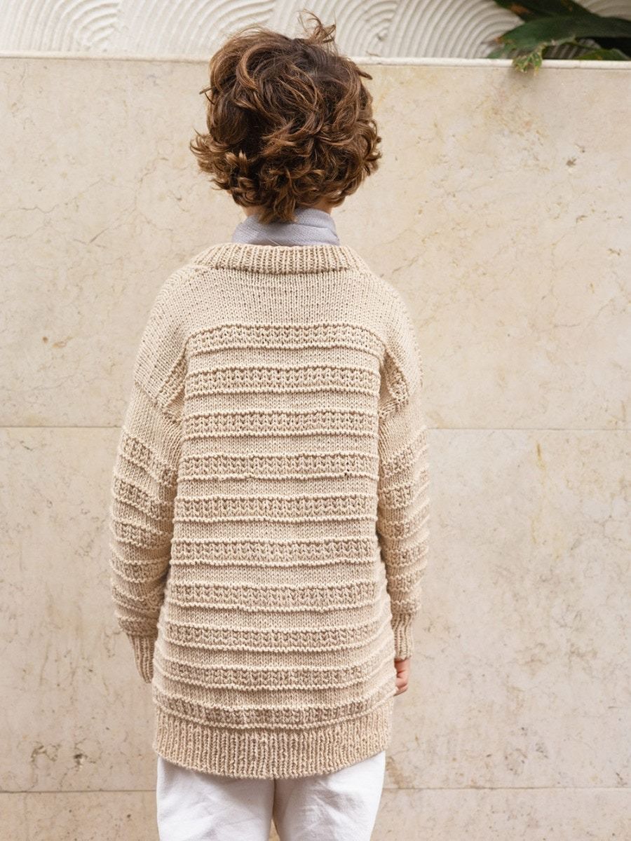 2405-04 Fillip Sweater Junior - Sandnes Garn