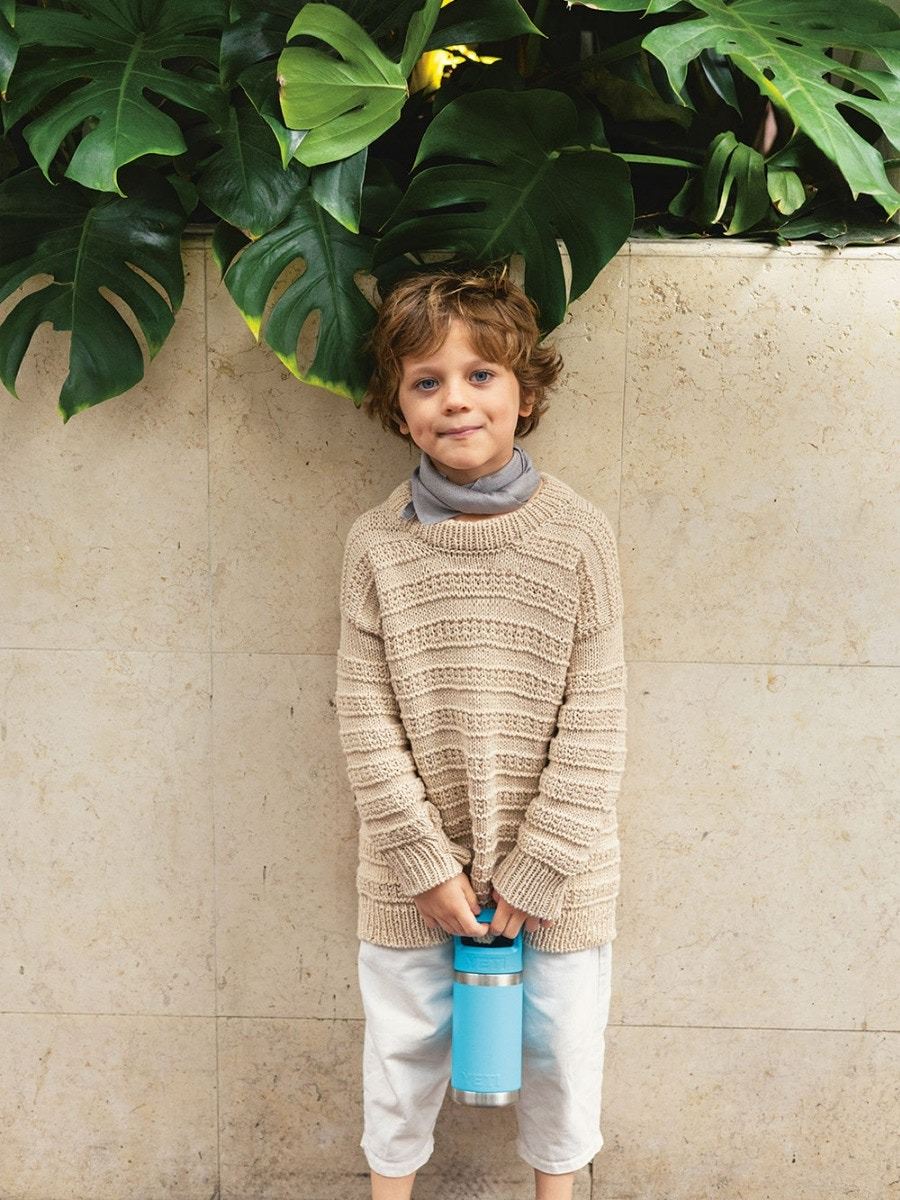 2405-04 Fillip Sweater Junior - Sandnes Garn