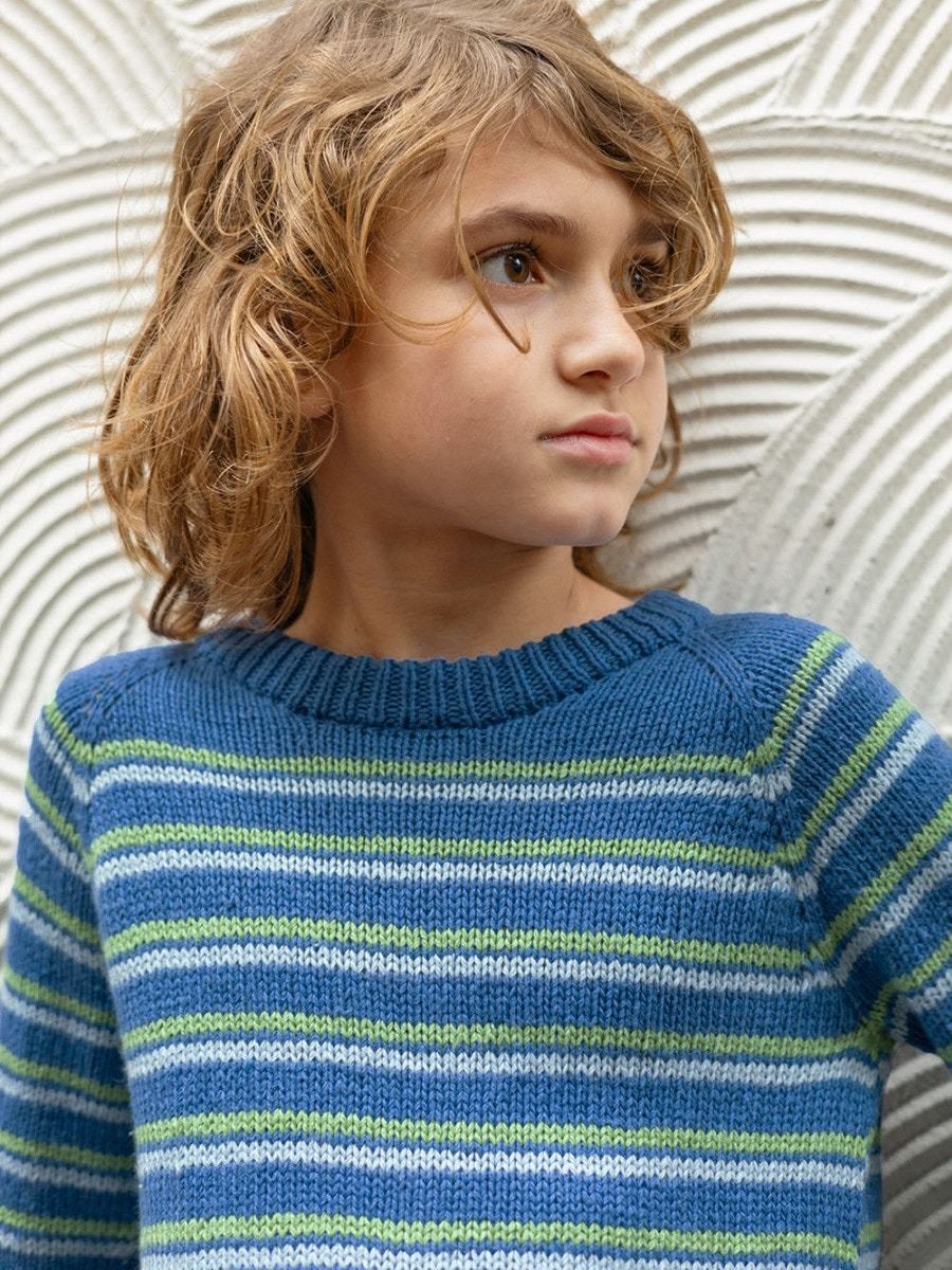 2405-07 Collin Sweater Junior - Sandnes Garn