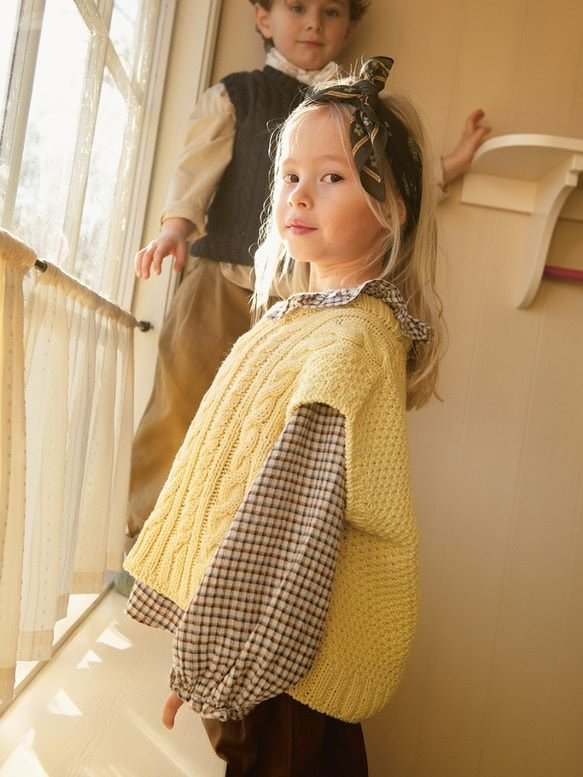 2501 Soft Knit for Kids / No. 4 Cora Slipover Junior - Sandnes Garn