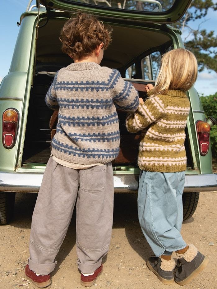 2506 - 02 Ridge Sweater Junior - Sandnes Garn