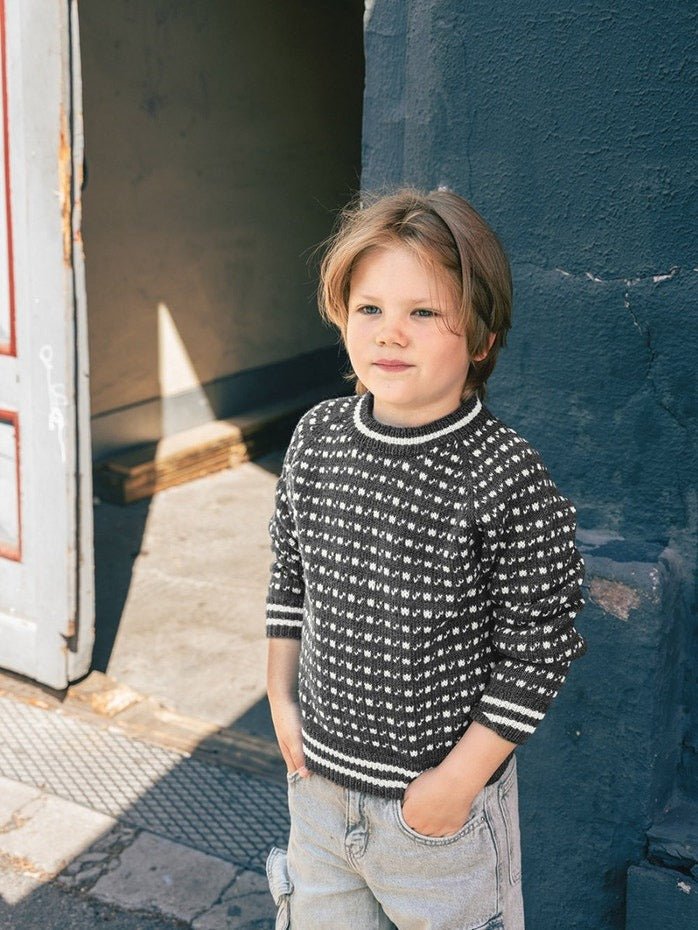 2509 - No. 3a 3b Islender Sweater Junior - Sandnes Garn