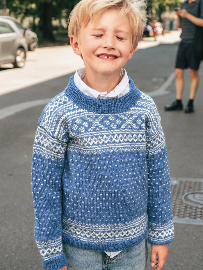2509 - No. 4a 4b Setesdal Sweater Junior - Sandnes Garn
