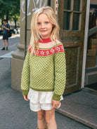 2509 - No 5 Blome Sweater Junior - Sandnes Garn