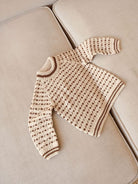 2512 - 3a - b Islender genser baby - Sandnes Garn