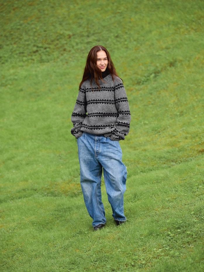 2513 - 2 Ridge Sweater Man - Sandnes Garn