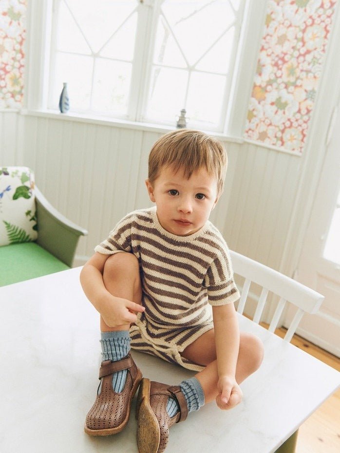 2603 - 5 Theodore Playsuit Baby - Sandnes Garn