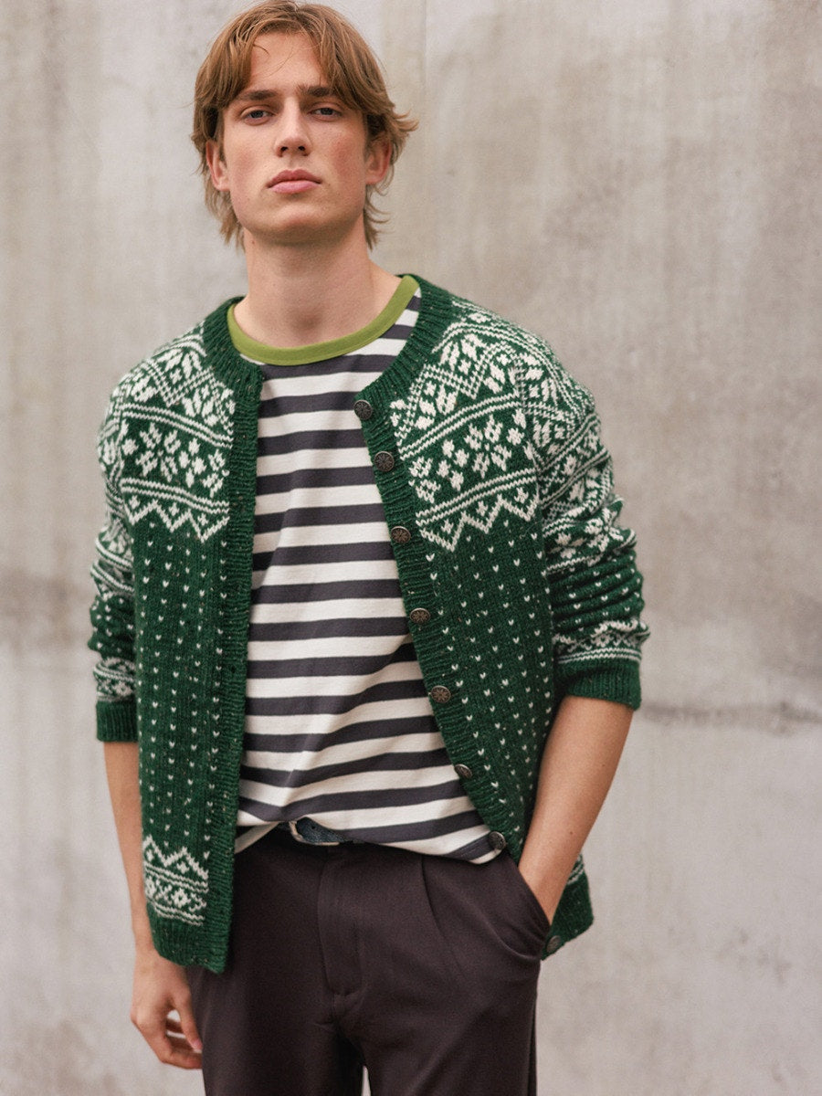 2609-07 Telemark Cardigan (homme) - Sandnes Garn