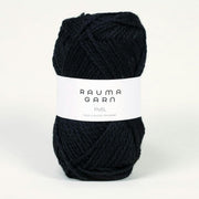 XS 036 - Svart 474 Heia Rundgenser Modèle & laine Fivel - Rauma