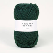 XS 024 - Mork gronn 474 Heia Rundgenser Modèle & laine Fivel - Rauma
