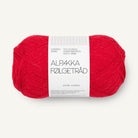 4219-True Red Alpakka Følgetråd - Sandnes Garn