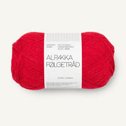 4219-True Red Alpakka Følgetråd - Sandnes Garn