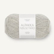 1032 - Lys Gramelert Alpakka Følgetråd - Sandnes Garn