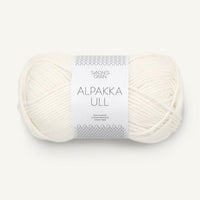 Alpakka Ull 1002 - Blanc - Sandnes Garn