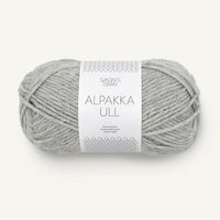 Alpakka Ull 1042 - Gris moyen - Sandnes Garn