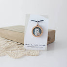 Oliver le hibou Anneau - Marqueur en bois - The Blue Rabbit House