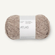 2650 - Grabeige Melert Atlas - Sandnes Garn