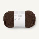 3591 - Mork Brunmelert Atlas - Sandnes Garn