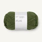 9072 - Mork Gronnmelert Atlas - Sandnes Garn