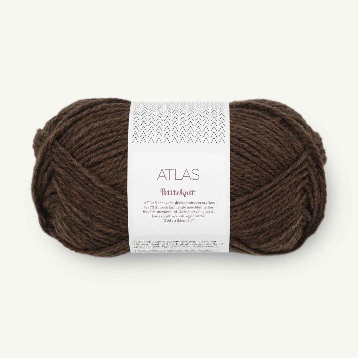 PetiteKnit 2381 - Coffee melange Atlas - Sandnes Garn