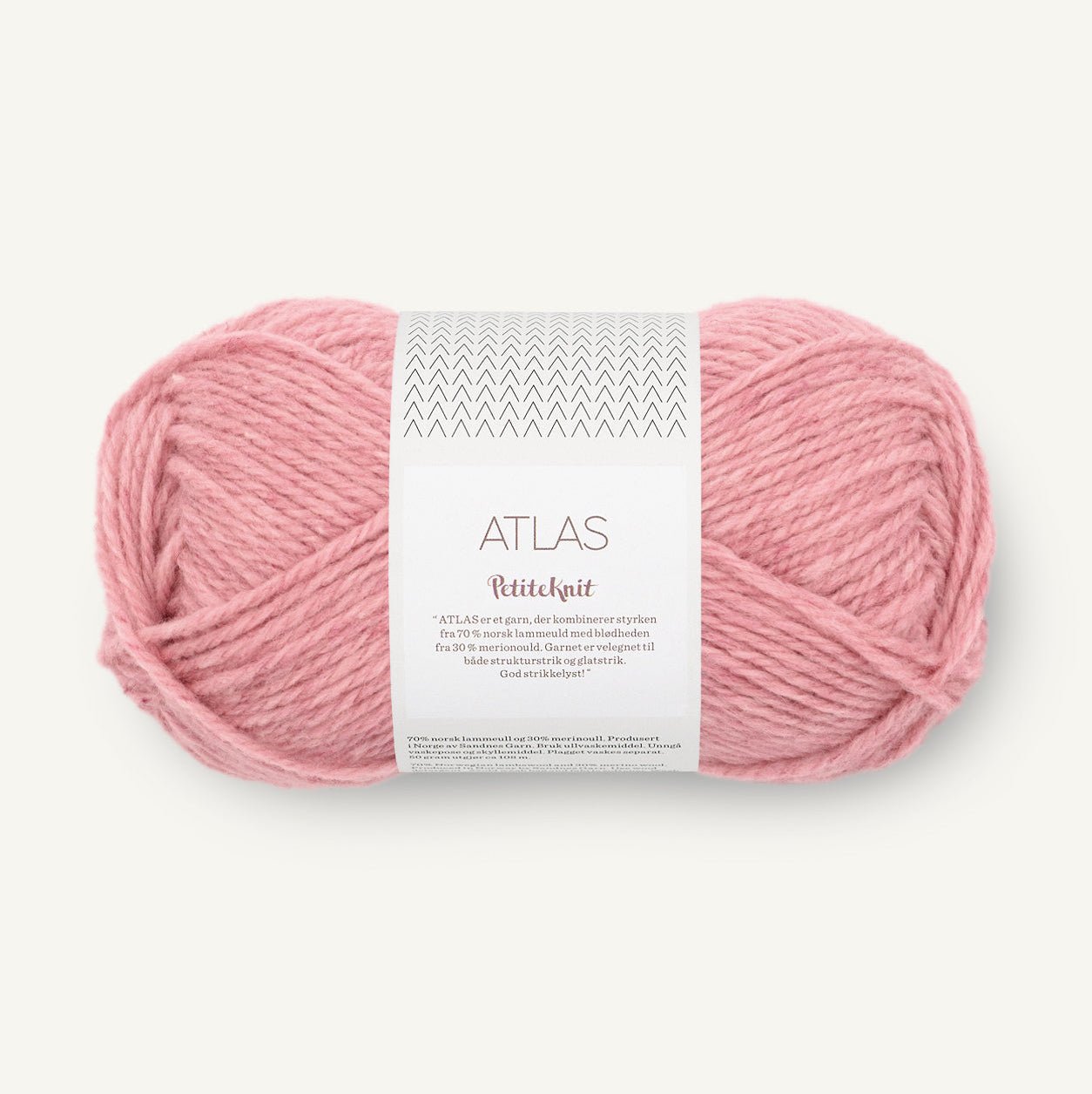 PetiteKnit 4523 - Rosewater Melange Atlas - Sandnes Garn
