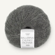 1053 - Dark Grey Ballerina Chunky Mohair - Sandnes Garn