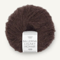 3591 - Mohair Chocolate Ballerina Chunky Mohair - Sandnes Garn