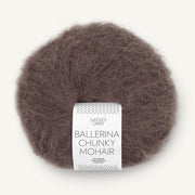 3880 - Mork Sjokolade Ballerina Chunky Mohair - Sandnes Garn