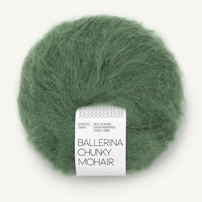 8073-Elm Green Ballerina Chunky Mohair - Sandnes Garn