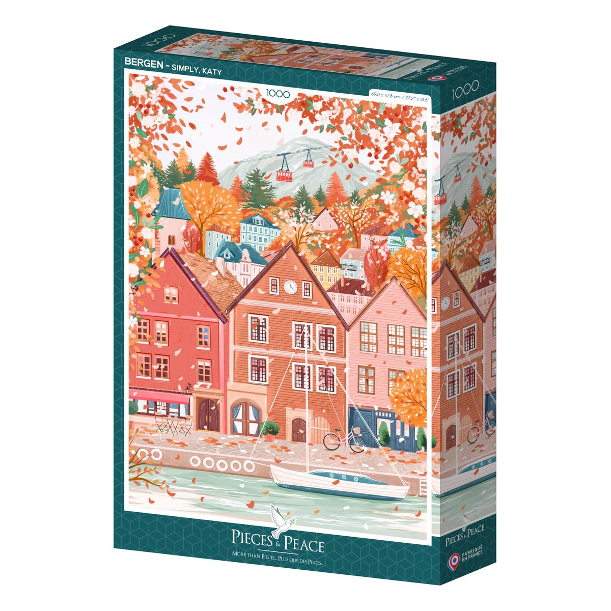 Bergen - Puzzle 1000 Pièces - Pieces & Peace
