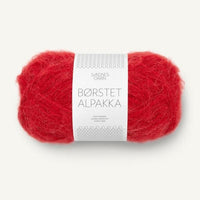 Børstet Alpakka 4227 - Equestrian Red - Sandnes Garn