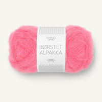 Børstet Alpakka 4315-Bubblegum Pink - Sandnes Garn