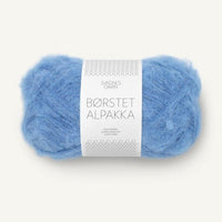 Børstet Alpakka 6044 - Regatta Bla - Sandnes Garn