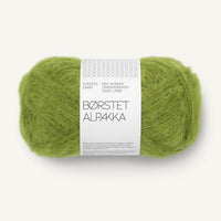 Børstet Alpakka 9564 - Matcha - Sandnes Garn