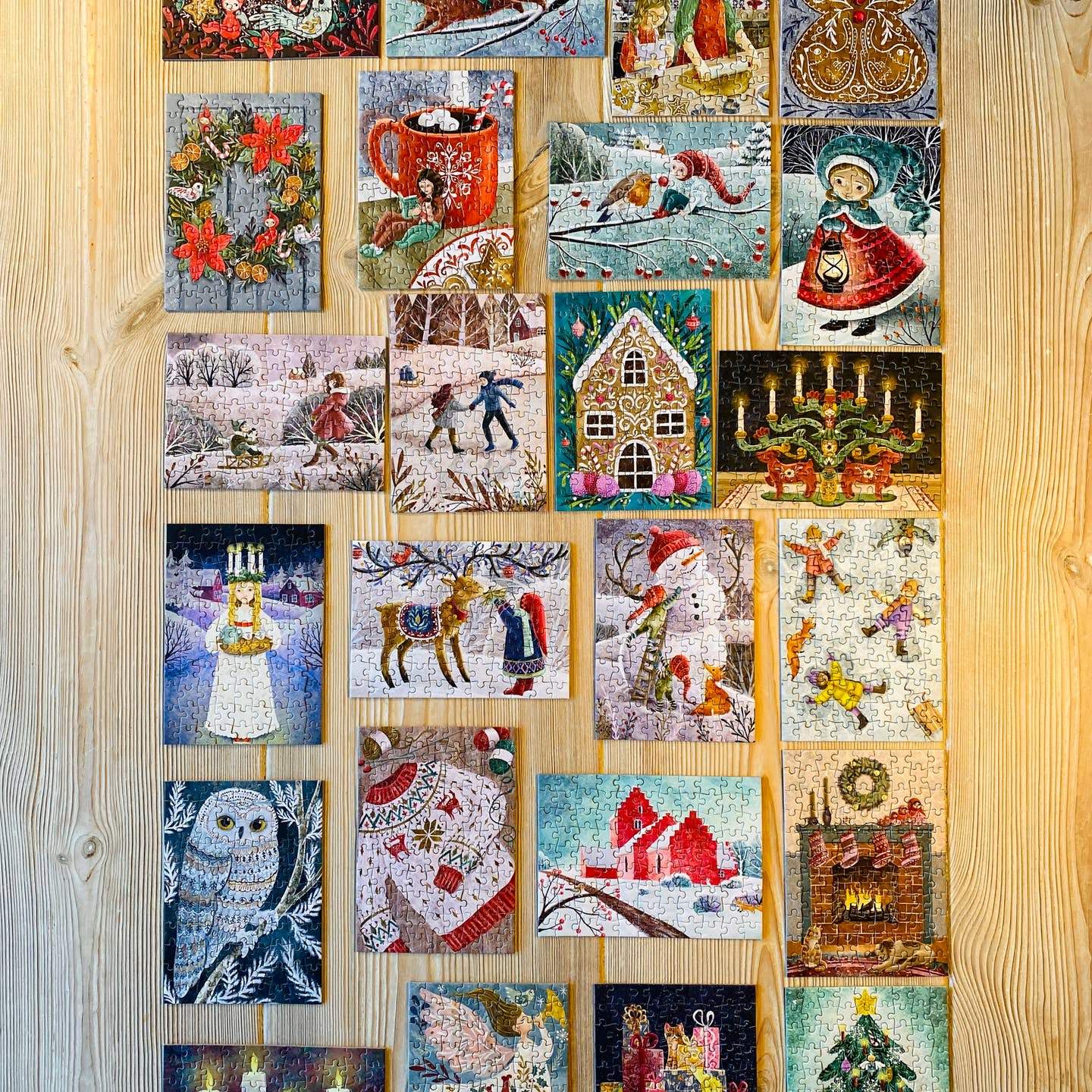 Calendrier de l’Avent – 24 mini - puzzles - Penny Puzzle