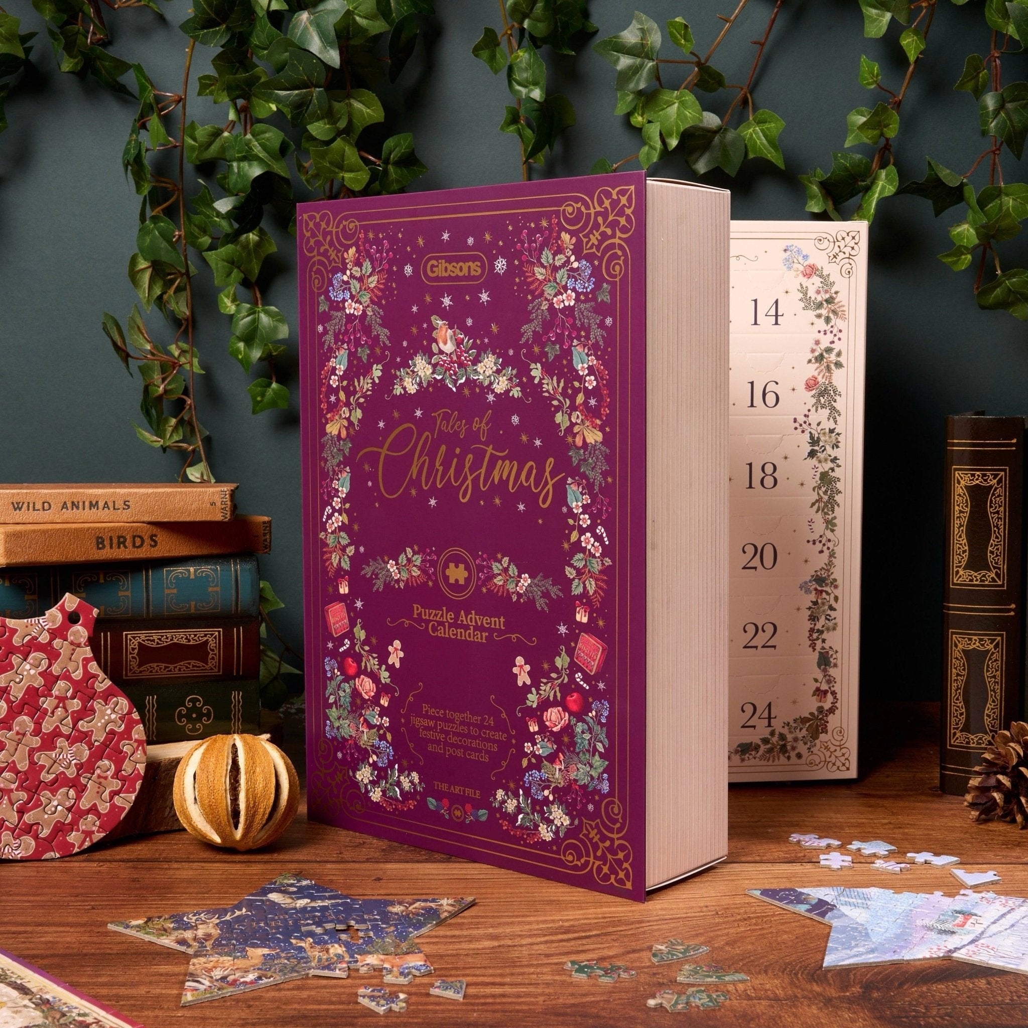 The Art File Tales of Christmas 24 Mini Jigsaw Puzzles Advent