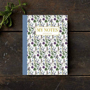 Blue Floral Carnets A5 Koustrupco - Koustrupco