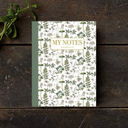 Green Floral Carnets A5 Koustrupco - Koustrupco
