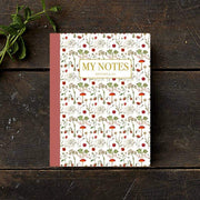 Red Floral Carnets A5 Koustrupco - Koustrupco