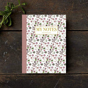 Rose Floral Carnets A5 Koustrupco - Koustrupco