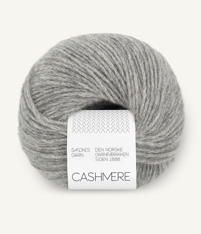 1042 - Grey melange Cashmere - Sandnes Garn